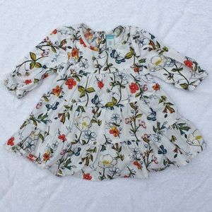 Butterfly floral dress